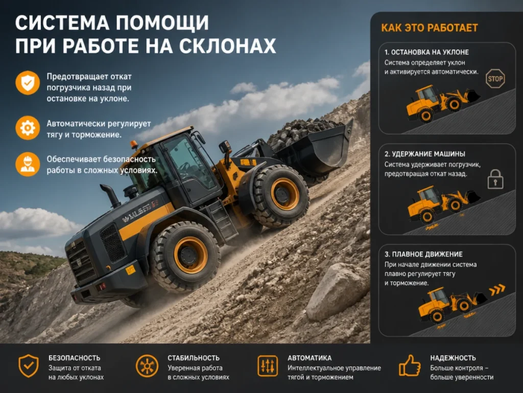 Система помощи при работе на склонах